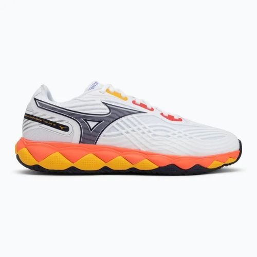 Tenisové boty Mizuno Wave Enforce Tour 6 AC white/fiery coral 2/citrus