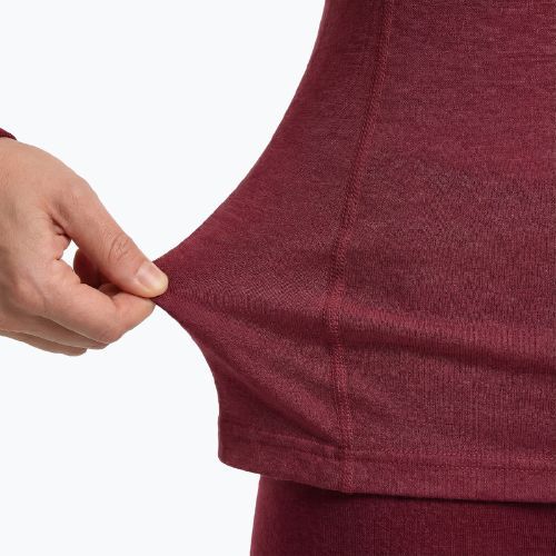 Dámská sada termoprádla WOOLCANO Merino SET0543 burgundy