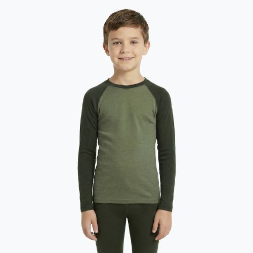 Dětská sada termoprádlaWOOLCANO Merino SET0982 khaki