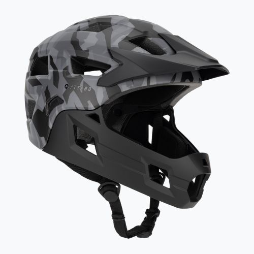 Dětská cyklistická helma ATTABO Predator full face gray