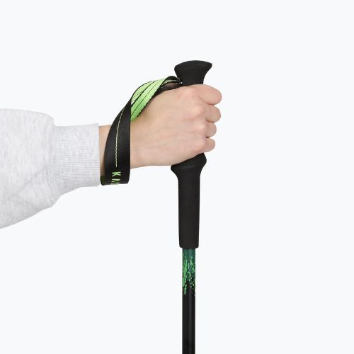 Trekové hole KADVA Torre adjustable carbon green