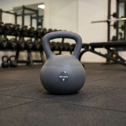 Měkký kettlebell XTREXO 12 kg grey