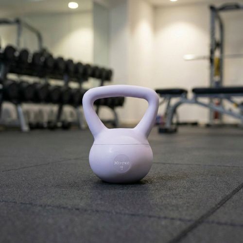 Kettlebell SOFT XTREXO 4 kg fialový