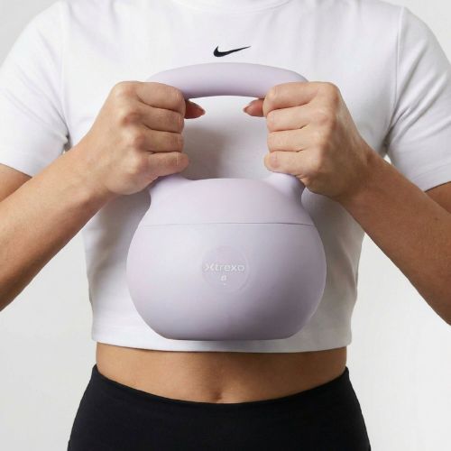 Měkký kettlebell XTREXO 8 kg purple