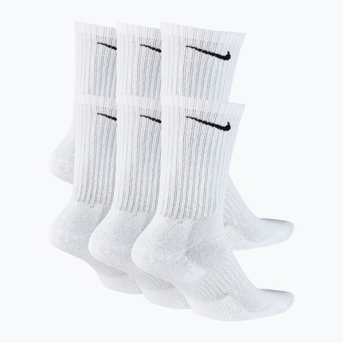 Ponožky Nike Everyday Cushioned 6 párů white/black