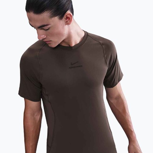 Pánské tréninkové tričko Nike Pro Training Dri-Fit baroque brown/black