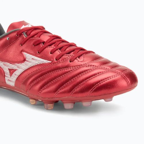 Pánské kopačky Mizuno Monarcida Neo III Pro AG morelia 40th red/white