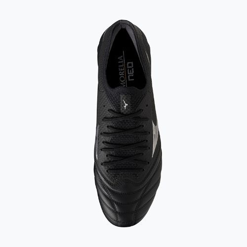Pánské kopačky Mizuno Morelia Neo IV β Elite FG black/galaxy silver/black