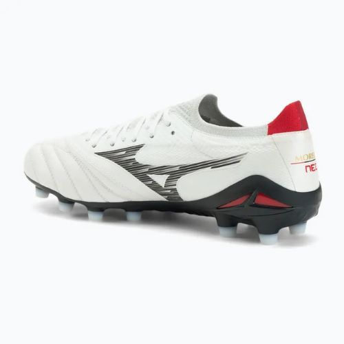 Pánské kopačky Mizuno Morelia Neo IV Β Elite MD white/black/chinese red