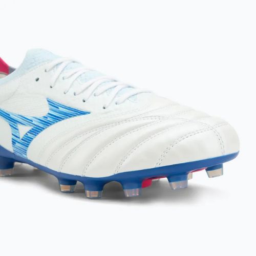 Pánské kopačky Mizuno Morelia Neo IV β Japan Fg white/tanager turquoise/pink tetra