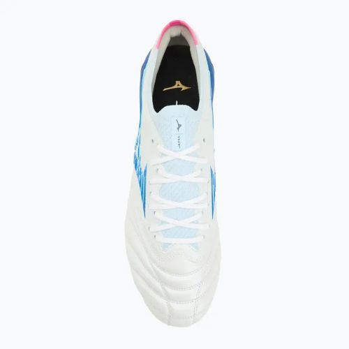 Pánské kopačky Mizuno Morelia Neo IV β Japan Fg white/tanager turquoise/pink tetra