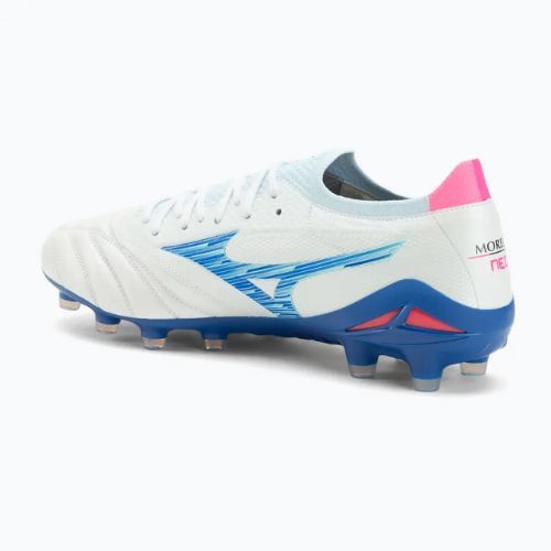 Pánské kopačky Mizuno Morelia Neo IV β Japan Fg white/tanager turquoise/pink tetra