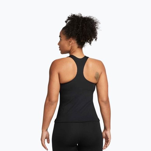 Dámská podprsenka Nike Swoosh Medium Support Bra black/black/white