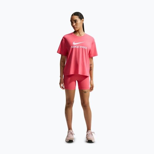 Dámské tréninkové tričko Nike Pro Dri-Fit Loose sea coral/white
