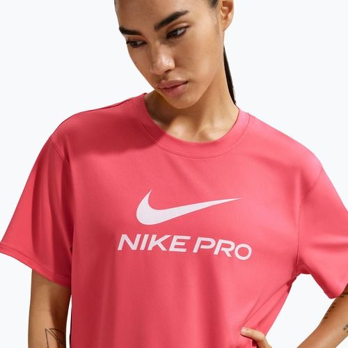 Dámské tréninkové tričko Nike Pro Dri-Fit Loose sea coral/white