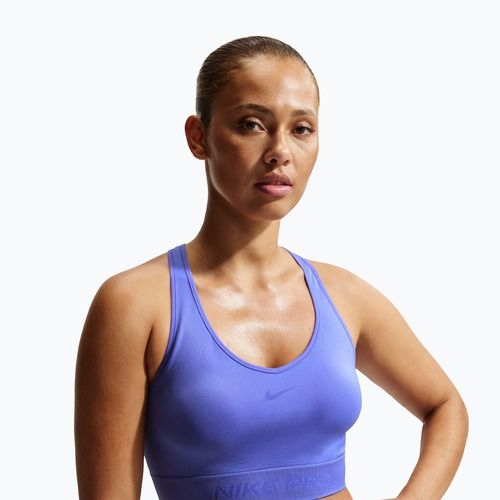 Dámské tričko Nike Pro Seamless Dri-Fit Cropped sapphire