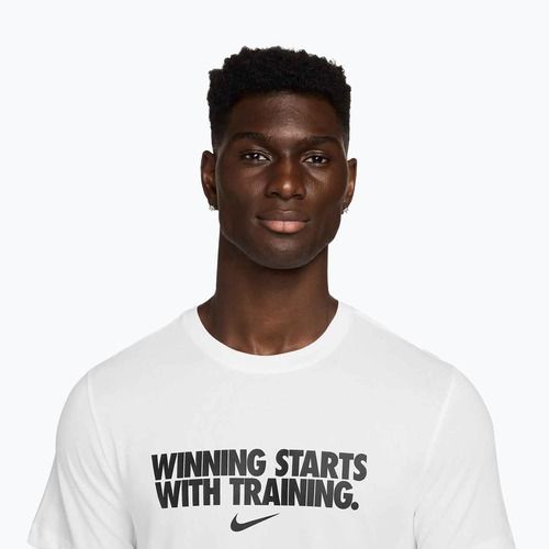 Pánské tričko Nike Dri-Fit Winning white/black