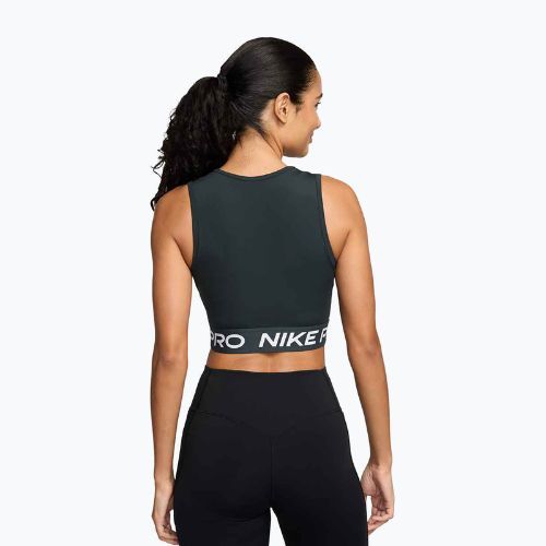 Dámské tréninkové tričko Nike Pro Dri-Fit seaweed/white