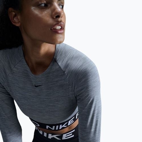 Dámské tréninkové tričko s dlouhým rukávem Nike Pro 365 Dri-Fit smoke grey/heather