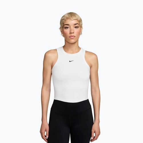 Dámské tílko Nike One Fitted Dri-Fit Cropped Tank thunder white/black