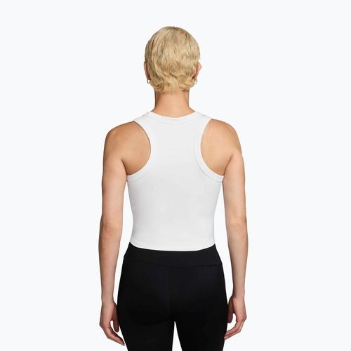 Dámské tílko Nike One Fitted Dri-Fit Cropped Tank thunder white/black