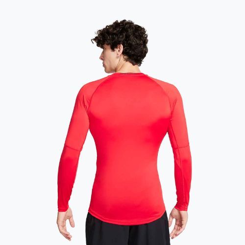 Pánské tréninkové tričko Longsleeve Nike Pro Dri-Fit Tight Fitness university red/black