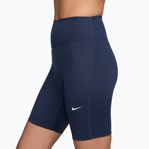 Dámské šortky Nike One High-Waisted Biker 8" midnight navy/white