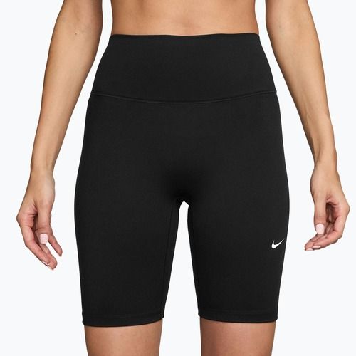 Dámské šortky Nike One High-Waisted Biker 8" black/white