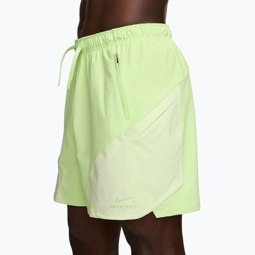 Pánské šortky Nike Pro Training Dri-Fit 6" light liquid lime/light liquid lime