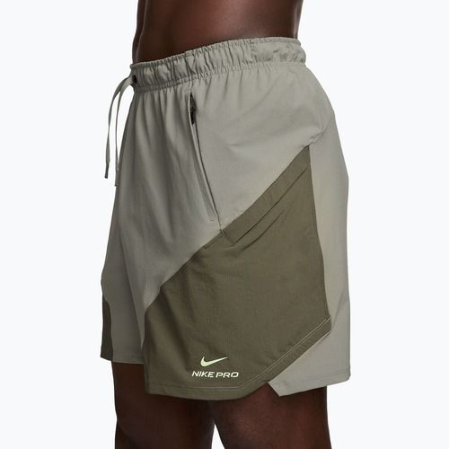 Pánské šortky Nike Pro Training Dri-Fit 6" light army/medium olive/light liquid lime