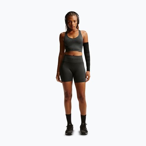 Dámské šortky Nike Pro Seamless High-Waisted Biker 5" dark smoke grey