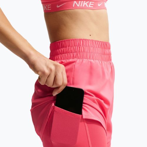 Dámské šortky Nike One Dri-Fit High-Waisted 3" 2In1 sea coral/white
