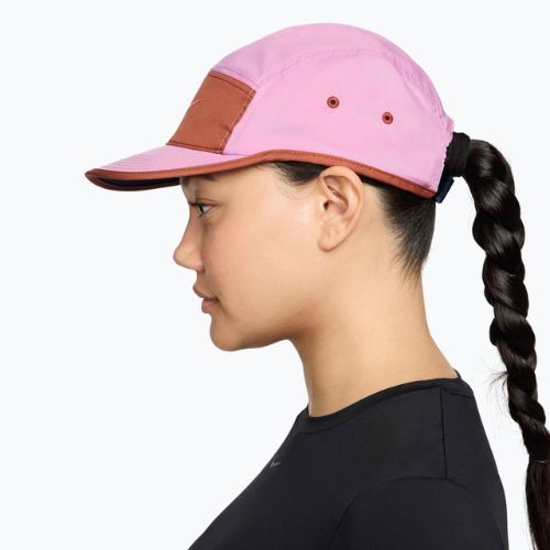 Kšiltovka Nike Dri-Fit Fly light magenta/dusty peach/orange frost
