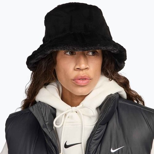 Klobouk Nike Apex Faux Fur black