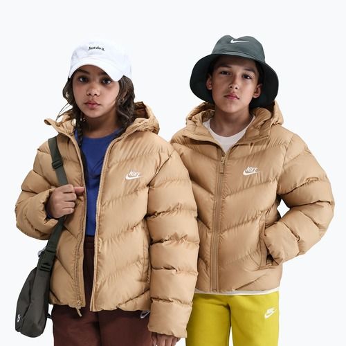 Dětská zateplená bunda Nike Sportswear All Day Play hemp/white