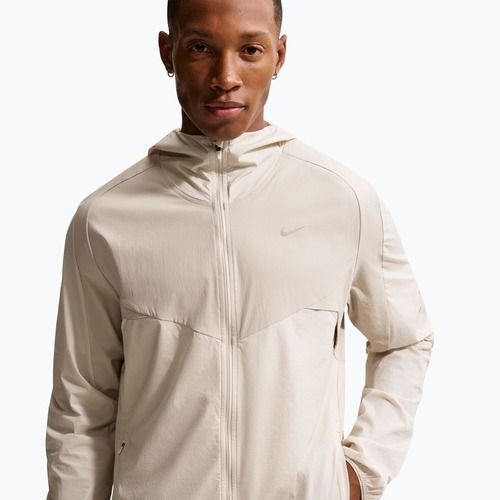 Pánská běžecká bunda Nike Stride Dri-Fit cream II/birch/natural