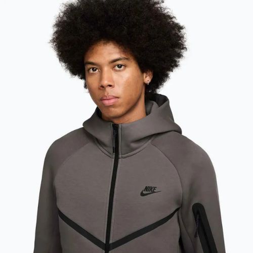 Pánská mikina Nike Tech Windrunner Full Zip cave stone/black