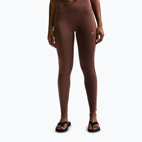 Dámské legíny Nike One High-Waisted Seamless light chocolate