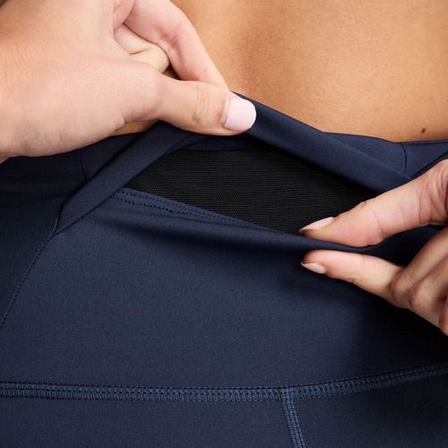 Dámské běžecké legíny Nike Tempo High-Waisted 7/8 midnight navy