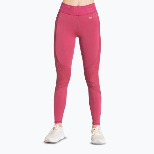 Dámské tréninkové legíny Nike Pro High-Waisted sweet beet/white