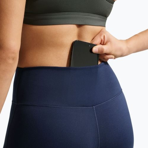 Dámské legíny Nike One Seamless Front High-Waisted midnight navy/white