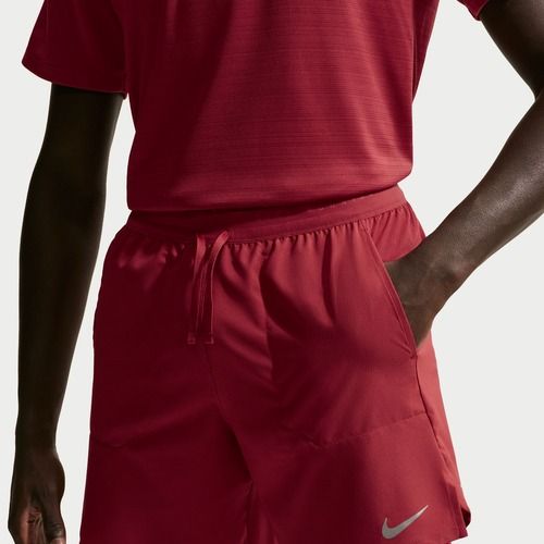 Pánské běžecké šortky Nike Stride Dri-Fit Brief-Lined 7" team crimson