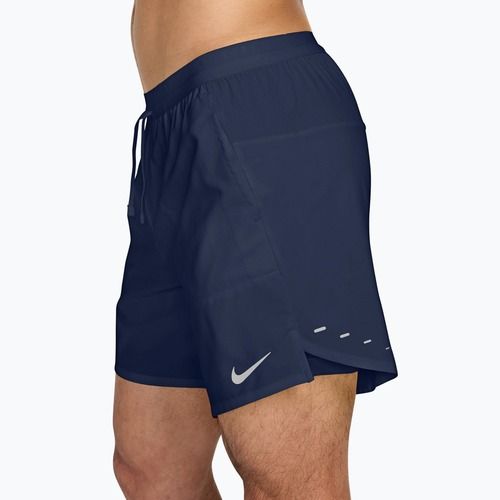 Pánské běžecké šortky Nike Stride Dri-Fit 2in1 7" midnight navy