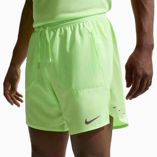 Pánské běžecké šortky Nike Stride Dri-Fit 2in1 7" lime blast