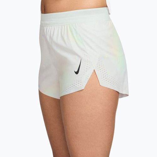Dámské běžecké šortky Nike AeroSwift Dri-Fit ADV Mid-Rise Brief Lined 3" off-white/white/black