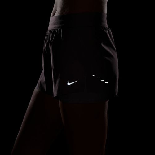 Dámské běžecké šortky Nike Swift Mid-Rise 2in1 tattoo/light violet ore