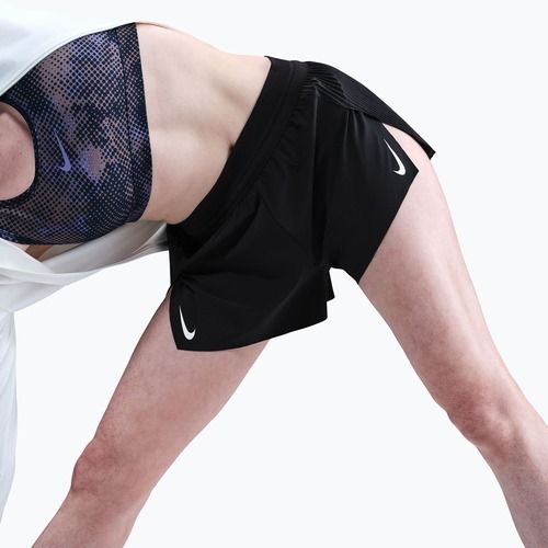 Dámské běžecké šortky Nike AeroSwift Dri-Fit ADV Mid-Rise 3" black/white