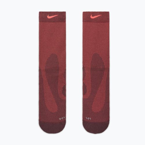 Ponožky Nike Running Lightweight Crew tattoo/hot lava/pure platinum/hot lava