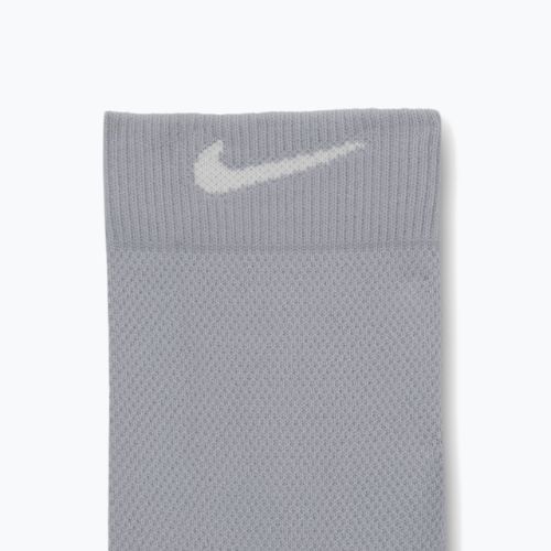 Ponožky Nike Running Midweight Crew light smoke grey/pure platinum/white
