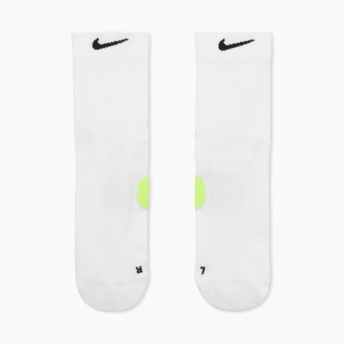 Ponožky Nike Running Midweight Micro Crew white/volt/black